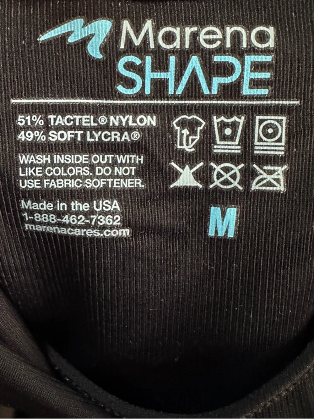 Marena Shape Full Bodysuit Black Long Sleeve Medium VA-01R Post Op Compression